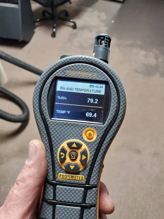 Moisture meter humidity assessment for Fire & Smoke Damage Restoration in Gretna